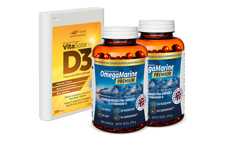 VitaSolaris® D3 i OmegaMarine™ Premium — standardna ponuda